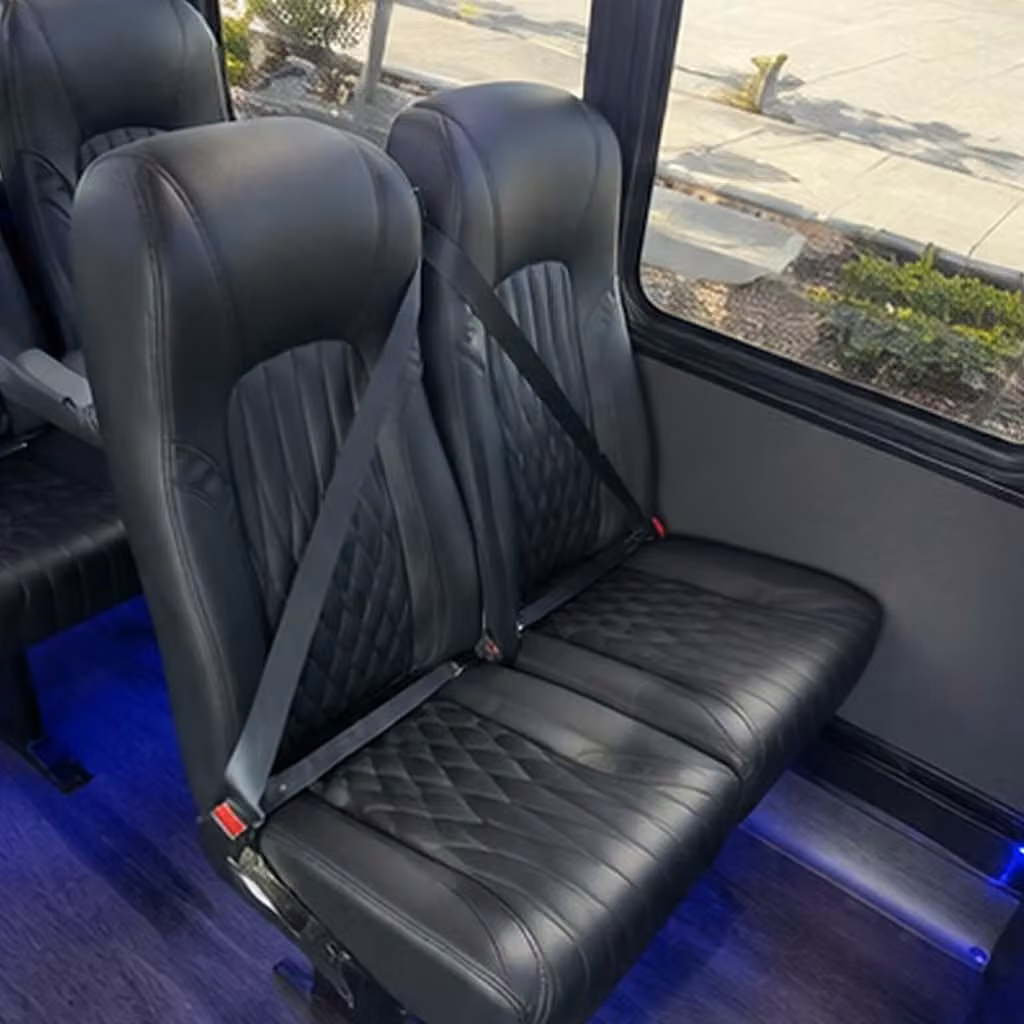 30 passenger minibus inside