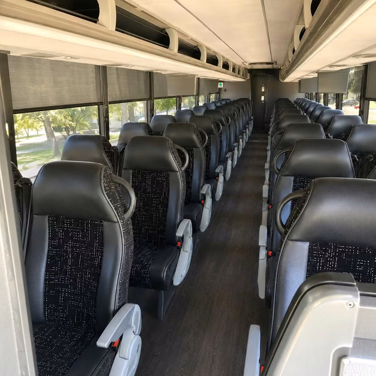 el paso charter bus rental interior