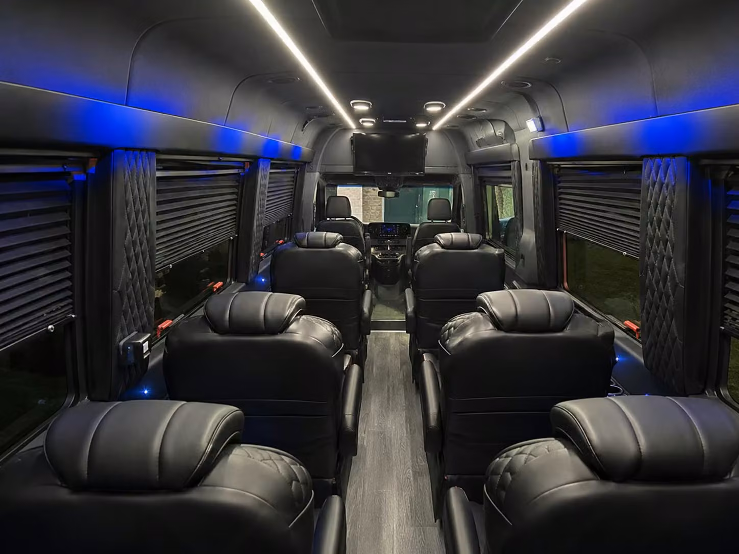 sprinter van with driver interior